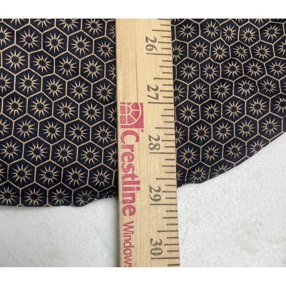 Rodeo Clothing Co. Western Plaid Pearl Snap Shirt Men’s Medium Brown Hexagon - Picture 8 of 12